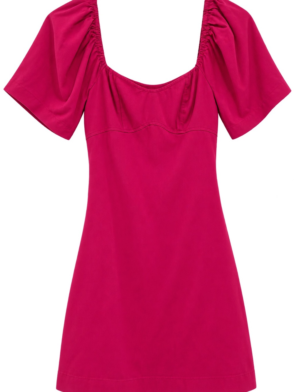 A New Day Pink Puff Sleeve Mini Dress XS